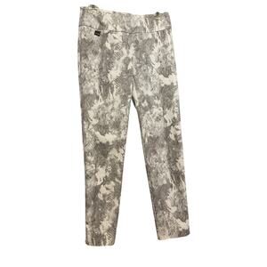 NEW Lisette Jegging Pant Size 4 Gray White Snake